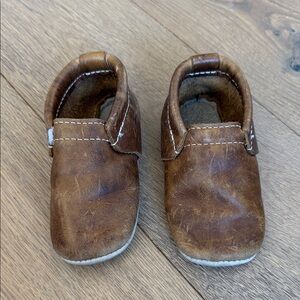 Classic Brown Kids Moccasins